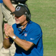 Indianapolis Colts head coach Chuck Pagano, seen here pleading with his charges to lose. (Screenshot: CBS)